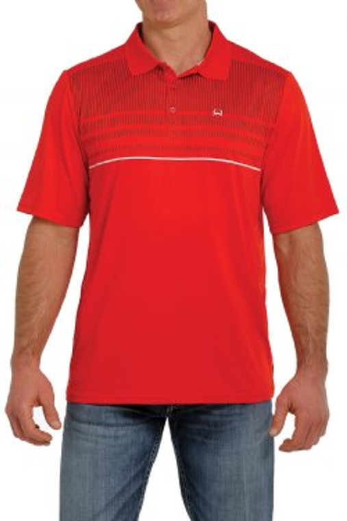 CINCH MEN RED POLO