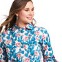 ARIAT HIBISCUS PRINT SHIRT 