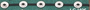 AA LRG CONCHO HATBAND BLACK