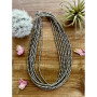 18 Inch 4mm Silver Beaded Necklace