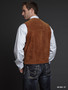 Cripple Creek Suede Camel Vest Men's