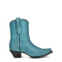 CORRAL A4195 SHORT PYTHON TURQUOISE BOOT 