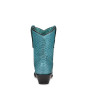 CORRAL A4195 SHORT PYTHON TURQUOISE BOOT 