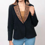 AD BLACK TOOLED BLAZER