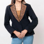 AD BLACK TOOLED BLAZER