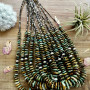 BF 22IN GRADUATED TURQUOISE AND NAVAJO PEARL NECKLACE