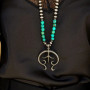 WEST & CO 36" FAUX NAVAJO PEARL NECKLACE