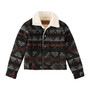 WRANGLER BOYS JACQUARD SHERPA LINED JACKET  