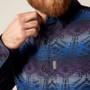 ARIAT MENS MARLEY STRETCH DARK BLUE SHIRT 