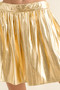 LACI GOLD FOIL SKIRT, FINAL SALE