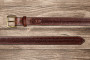 TEXAS SADDLERY CHOCOLATE SWIRL BELT