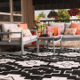 RANCHRUG 9X12 BLACK/WHITE TERLINGUA RUG 