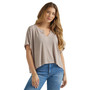  WRANGLER WOMENS TAN KNIT TOP 