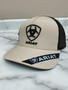 ARIAT LOGO KHAKI/BLACK HAT