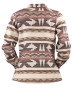 OUTBACK CAMILE BONE AZTEC SHIRT, FINAL SALE