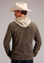 STETSON MEN'S RUGGED LEATHER JACKET