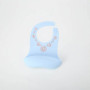 WESTERN PINK NECKLACE / BLUE BIB