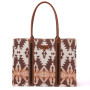 WRANGLER LARGE LIGHT COFFEE TOTE