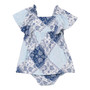 WRANGLER BABY GIRL BLUE PAISLEY DRESS