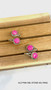 AUTHENTIC PINK DOUBLE STONE ADJUSTABLE RING