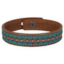 JUSTIN SADDLE TOOLED LEATHER BRACELET