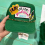 JUMBO GOLD PAPERCLIP HAT CHAIN