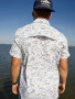 BURLEBO MENS FISHING SHIRT WHITE CAMO