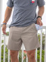 BURLEBO MENS EVERYDAY SHORT COBBLESTONE 7"