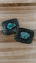 PAIGE WALLACE TURQUOISE NUGGET ROPE EDGE BUCKLE 