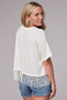ROPER WOMEN'S FRINGE CROPPED TEE