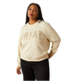 ARIAT WOMENS CREAM CREWNECK SWEATSHIRT