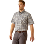 ARIAT MENS REBAR DURASTRETCH WORK SHORT SLEEVE SHIRT WILD DOVE