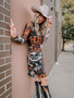 COWTOWN COLLAGE DRESS
