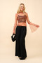 BELL SLEEVE MESH TOP