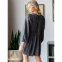 DENIM PLEATED ROMPER 