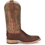 JUSTIN THREE BARS SMOOTH OSTRICH WESTERN BOOT