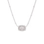 SW ULTRA MINI INITIAL SILVER NECKLACE