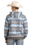 R&R BLUE AZTEC HOODIE