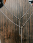 MIXED METALS STIRRUP NECKLACE