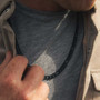 MONTANA SILVERSMITHS MIDNIGHT ONYX FIGARO CHAIN NECKLACE MONTANA SILVERSMITHS MIDNIGHT ONYX FIGARO CHAIN NECKLACE