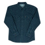 CINCH MEN'S MODERN FLORAL STRIPE PEARL SNAP SHIRT 