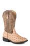 ROPER 09-119-1224-3500 BIG KIDS JED OSTRICH BOOT