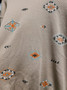 AZTEC PRINT BEIGE CREWNECK