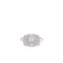 Mini Belt Buckle Ring (Amelia Rose) - Silver