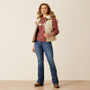 ARIAT WOMENS FRONTIRT PUFFER VEST- OYSTER GREY