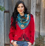 FRINGE SCARVES STAR OF THE WEST 