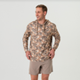 BURLEBO PERFORMANCE HOODIE IN PINTAIL CAMO