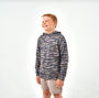 BURLEBO YOUTH PERFORMANCE HOODIE IN TIGER STRIPE