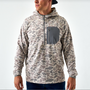 BURLEBO BLAZE TECH 1/4 ZIP CLASSIC DEER CAMO