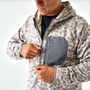 BURLEBO BLAZE TECH 1/4 ZIP CLASSIC DEER CAMO